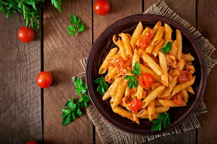 Spicy Chicken Penne Pasta